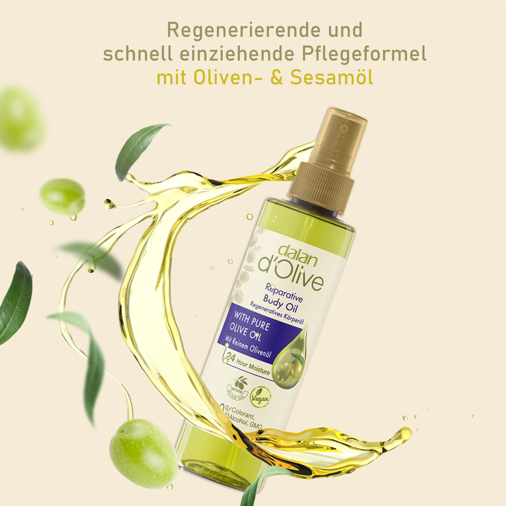 Dalan d´Olive Körperöl 200 ml in Sprühflasche