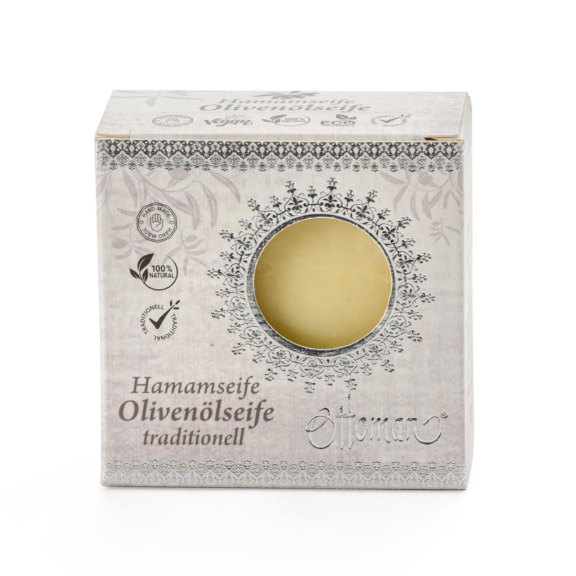 Hamam Olivenölseife weiß (200g)