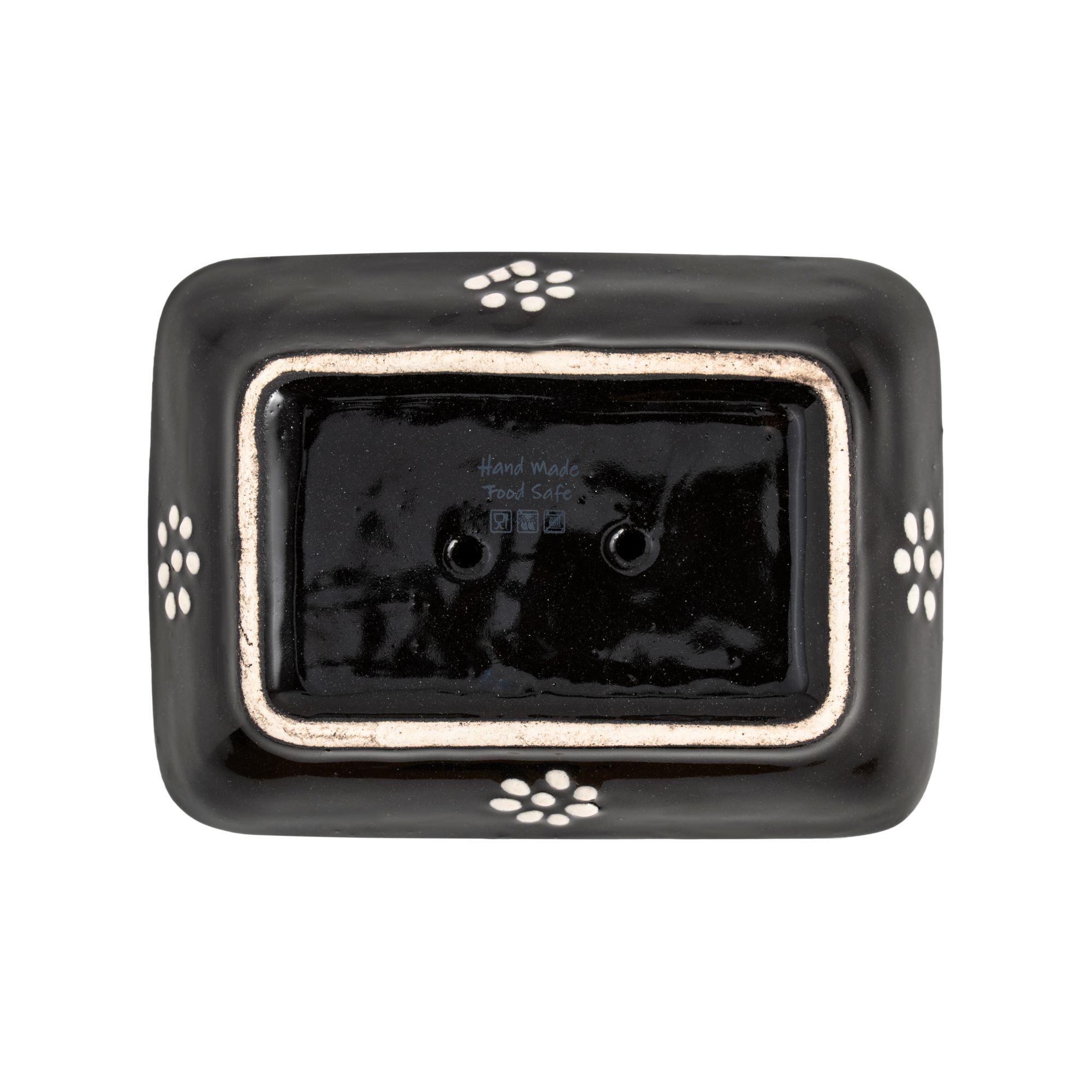 Keramik Seifenschale - Night black