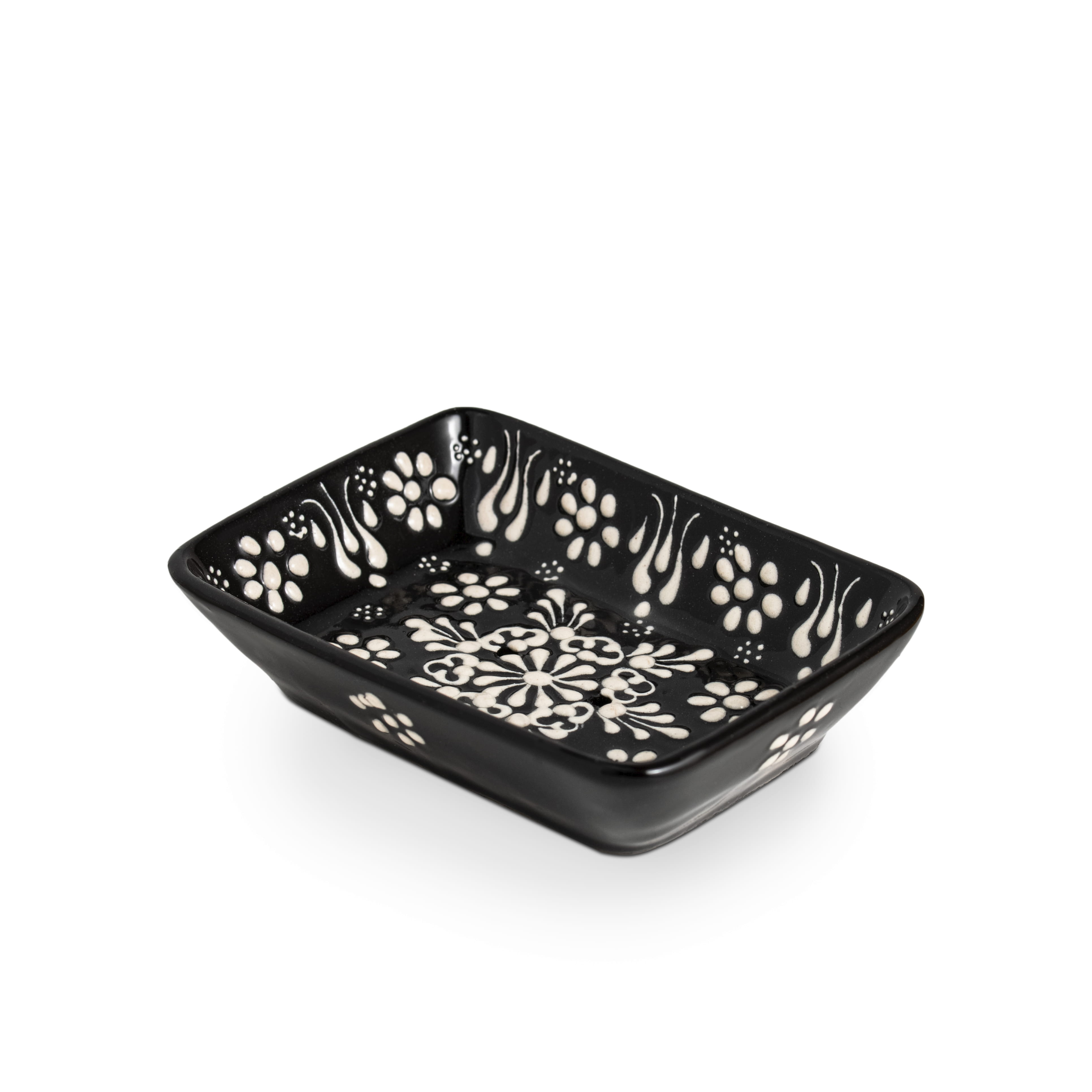 Keramik Seifenschale - Night black