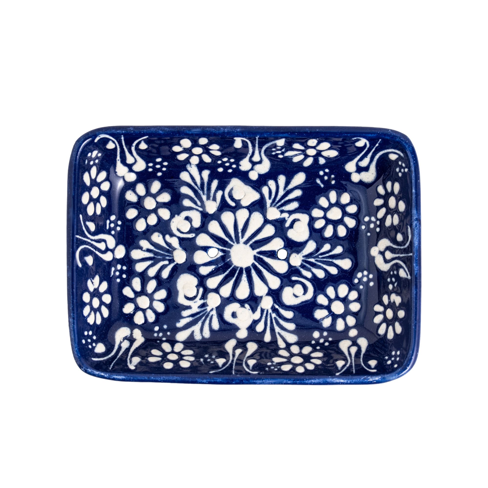 Keramik Seifenschale - Oriental Night blau