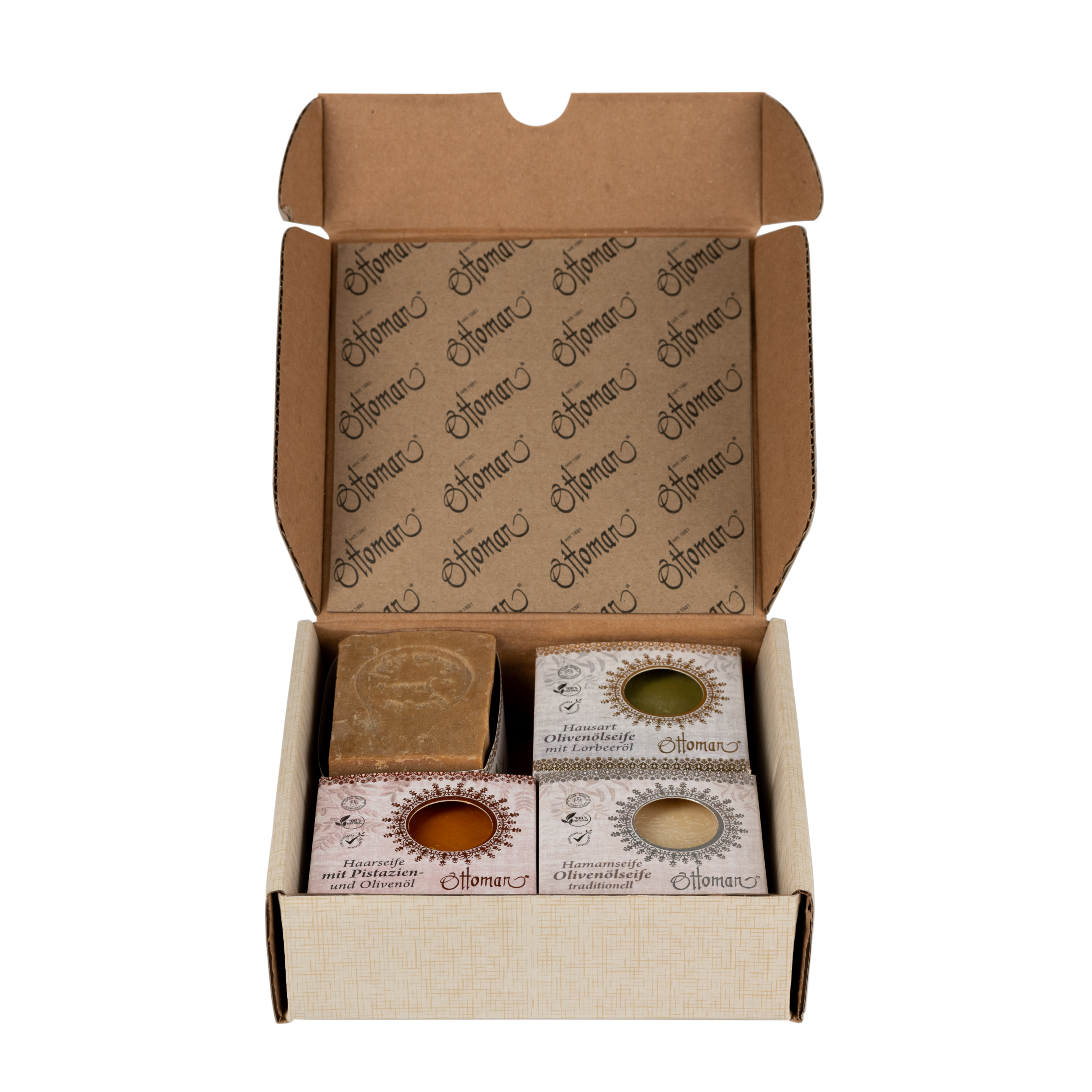Seifenkollektion 4er Set in Geschenkschachtel
