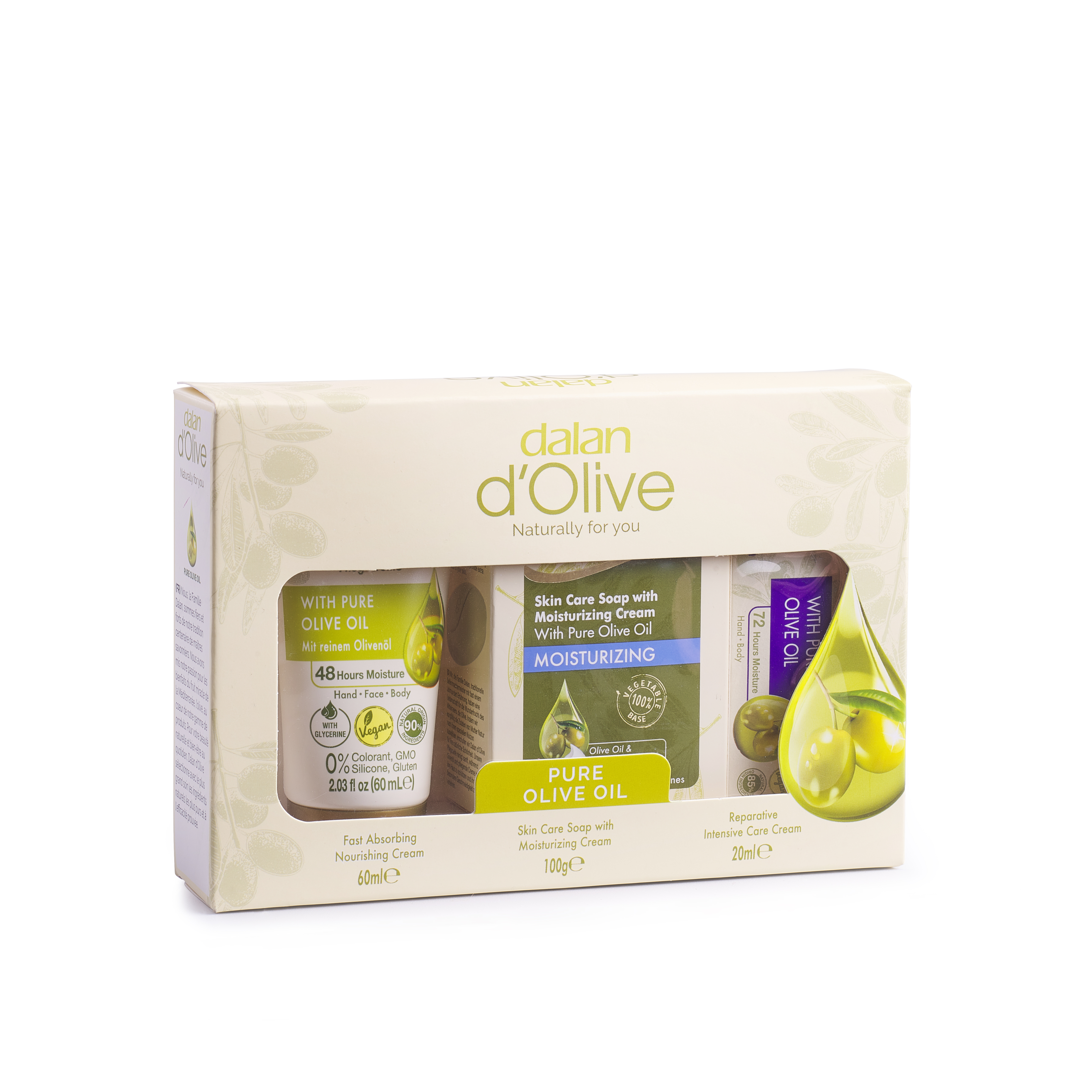 d´Olive 3er Geschenkset im Karton