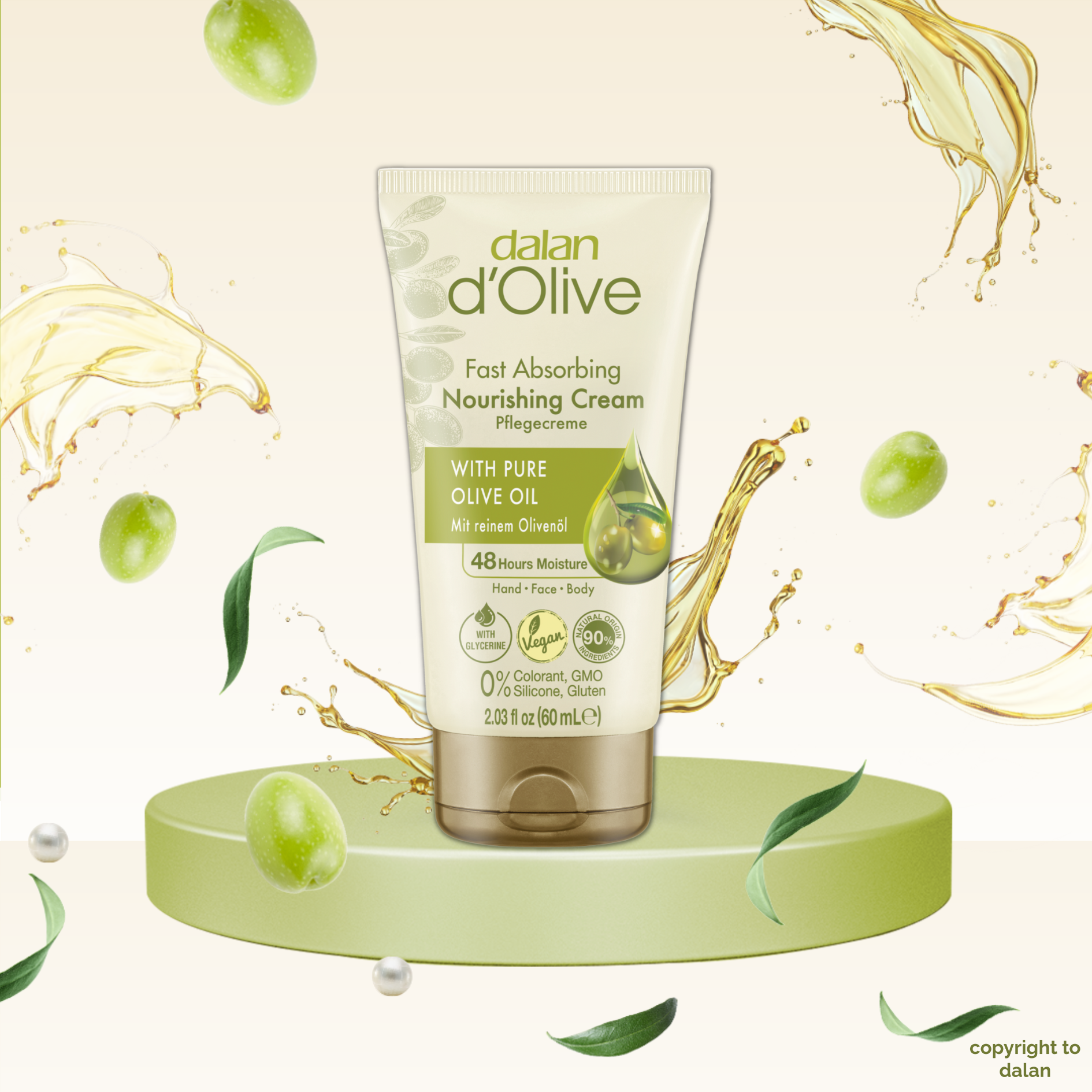 Dalan d´Olive Hand- & Körpercreme - Olive