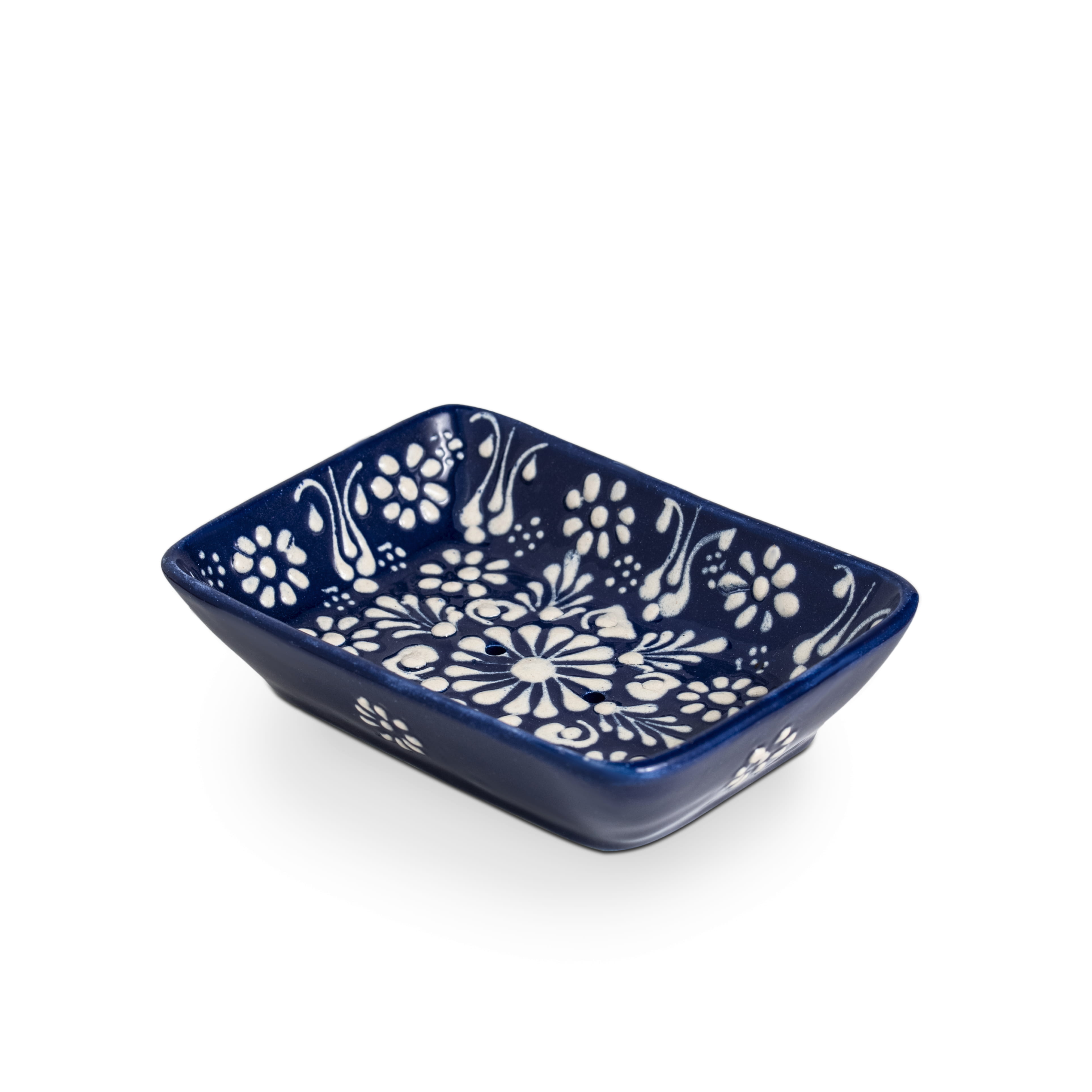 Keramik Seifenschale - Oriental Night blau