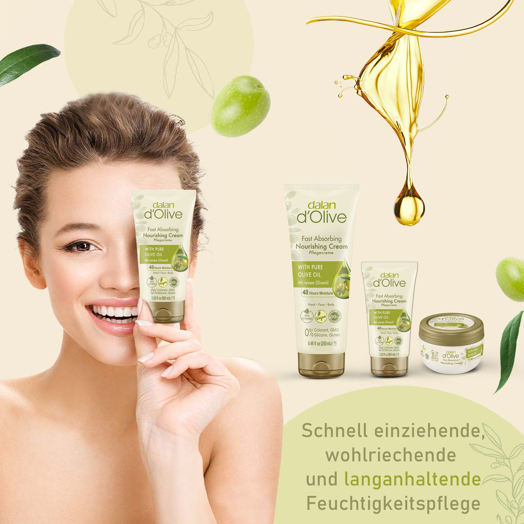 Dalan d´Olive Hand- & Körpercreme - Olive